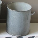 Vintage zinc 'boiler' basin