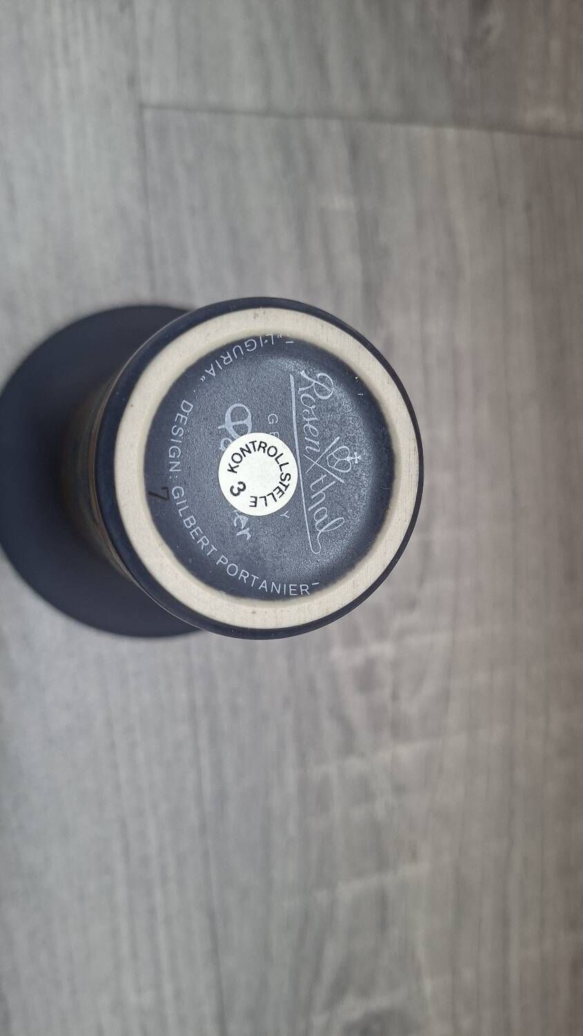 Vintage porcelain vase Liguria by Gilbert Portanier Rosenthal