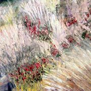LOUIS DEL BIANCO born 1925 oil painting on canvas signed 73 x 100cm
