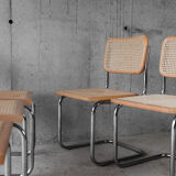 Set of 6 chairs Cesca B32 by Marcel Breuer