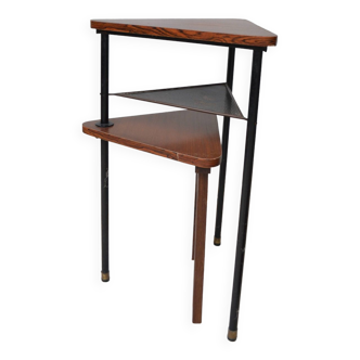 Side table with swivel seat