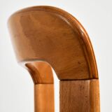 Beech dining set by Bruno Rey for Kusch & Co., Set of 7