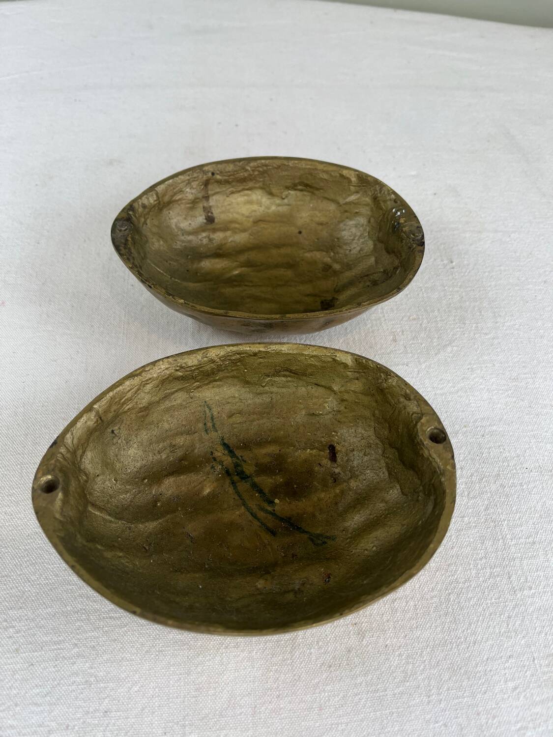 Old brass nut