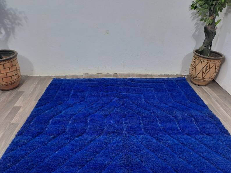 Handmade Berber rug in pure wool, size 200 x 300 cm