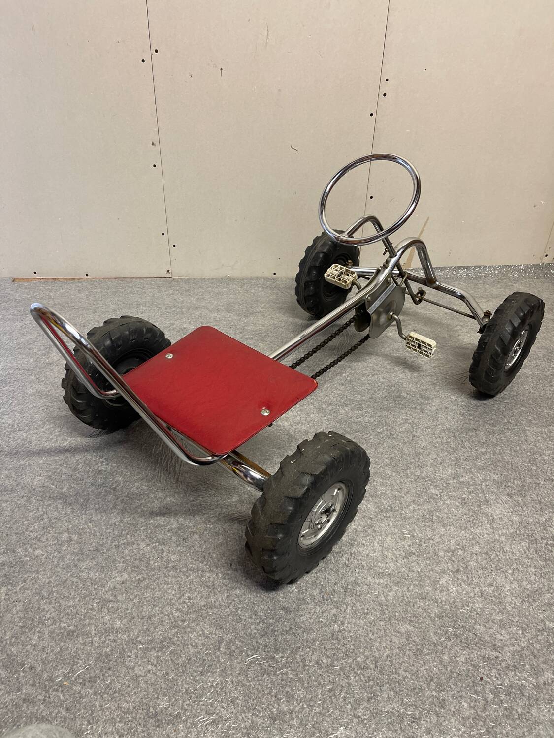 Chromed go-kart 1970'