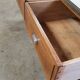 Shop counter display cabinet with old drawers, 1900s
