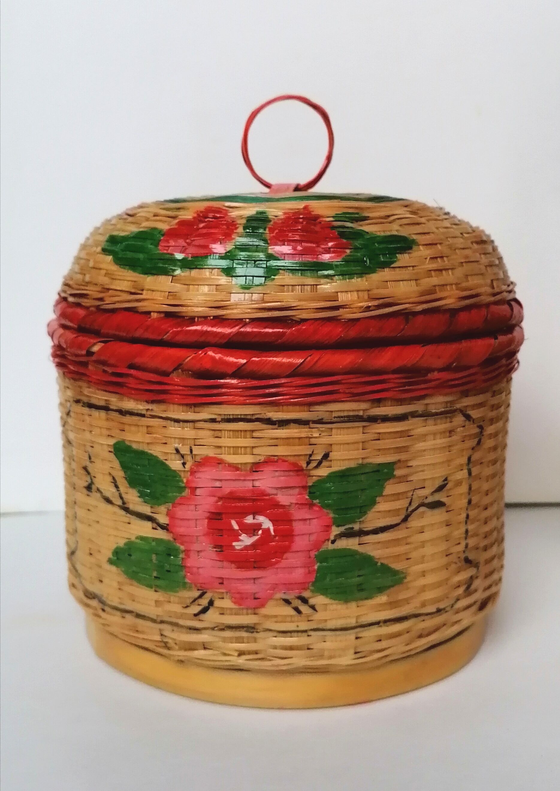 Asian Chinese wedding basket 60s