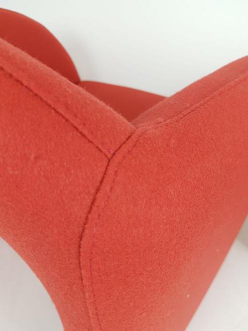 Set de 2 fauteuils Artifort Ben en tissu rouge brique Ploeg