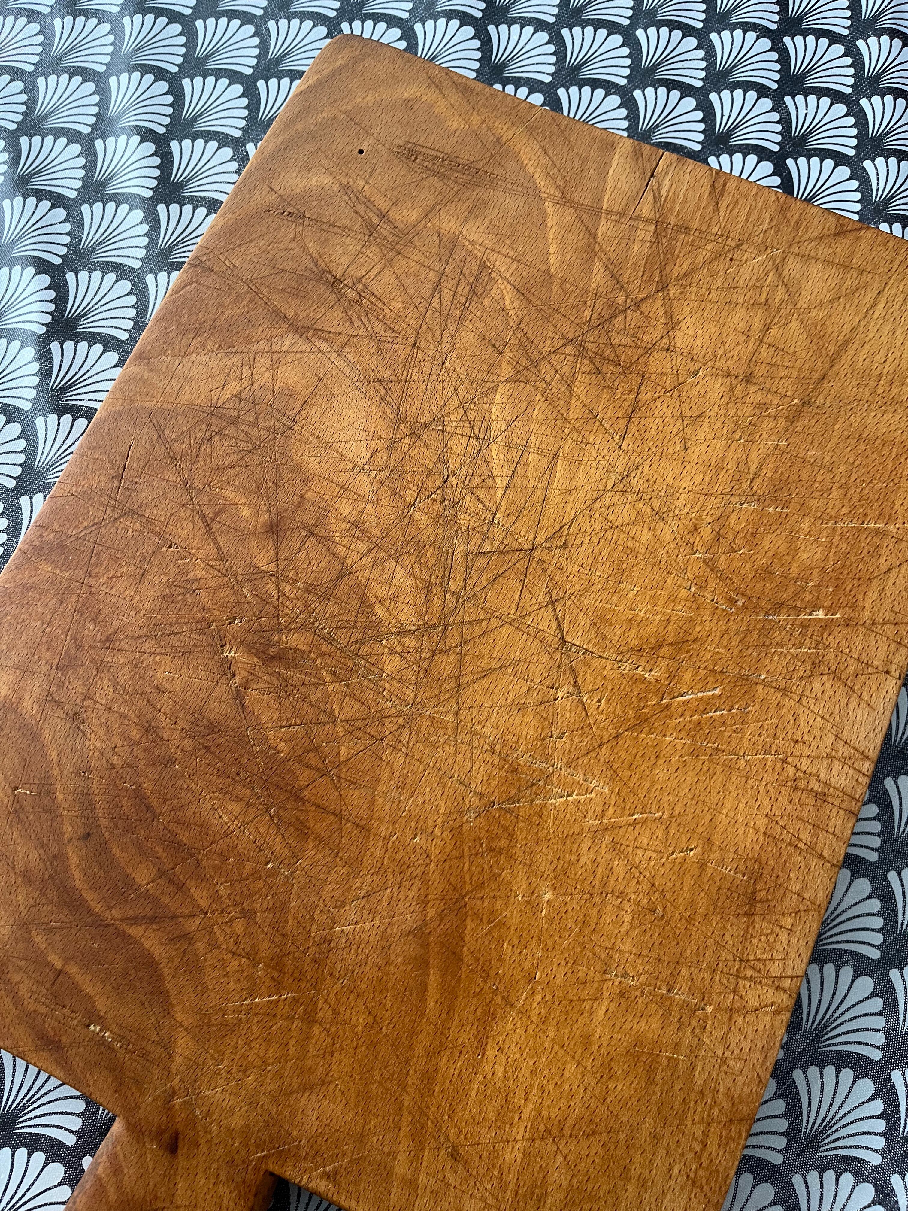 Old wooden cutting board