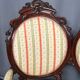 Antique baroque canapé. Mahogany, carved.