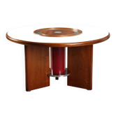 Table circulaire Silvio Coppola pour Bernini, années 1960
