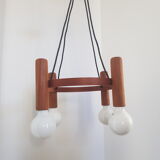 Vintage teak pendant lamp