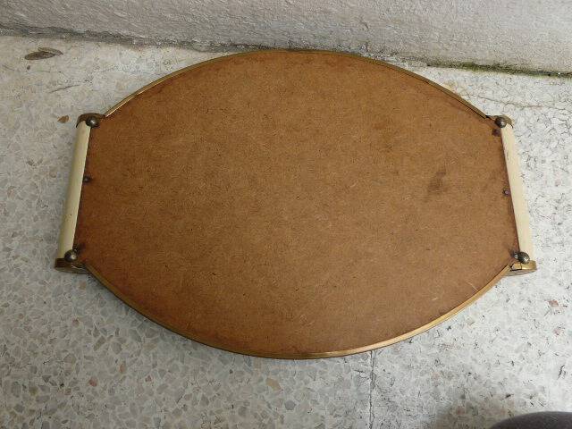 Art deco mirror tray