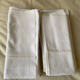 Set of MR monogrammed towels