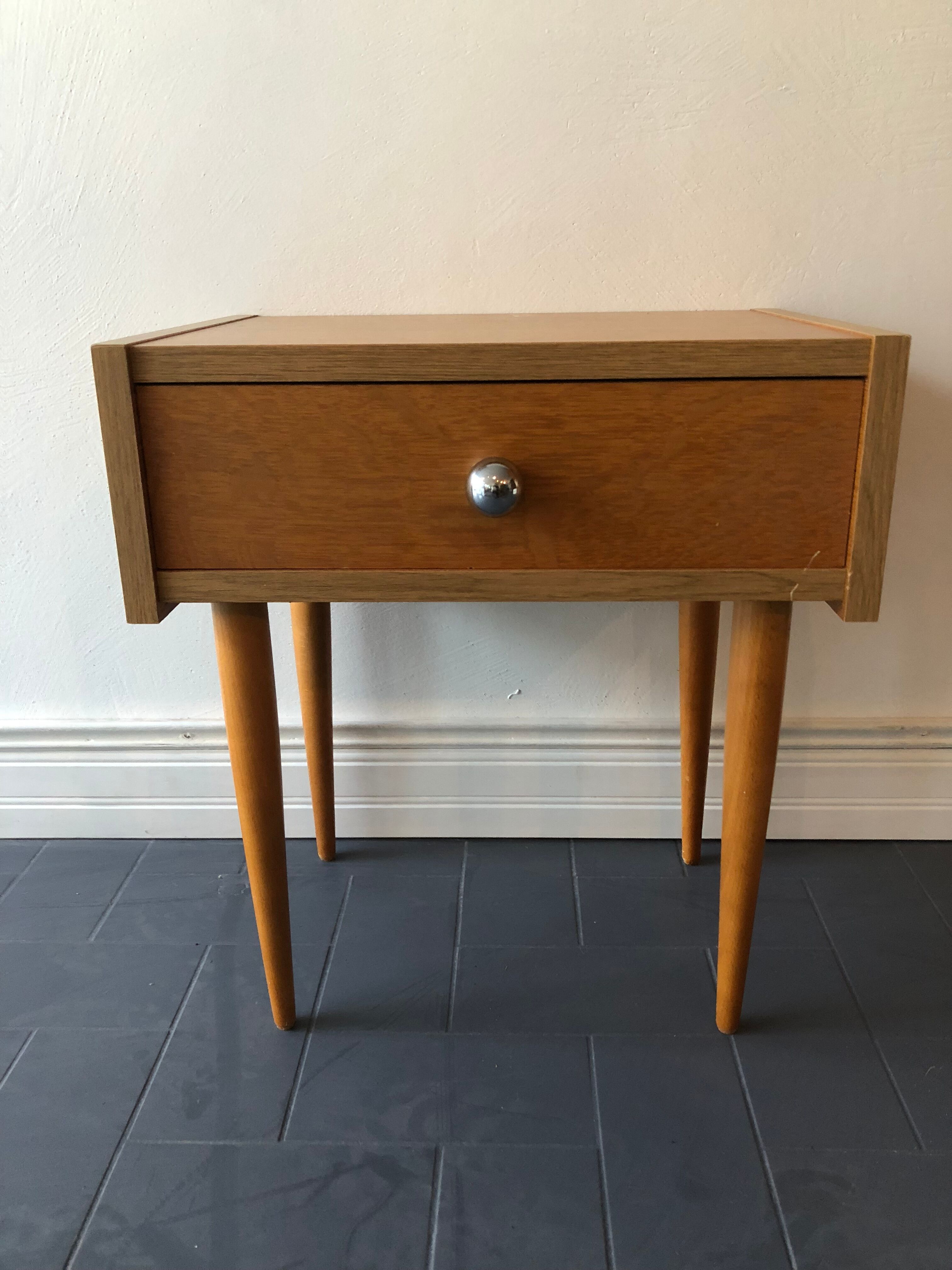 Vintage bedside table