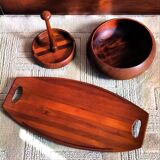 Teak dish set Dansk Design Denmark Jens H. Quistgaard 1960