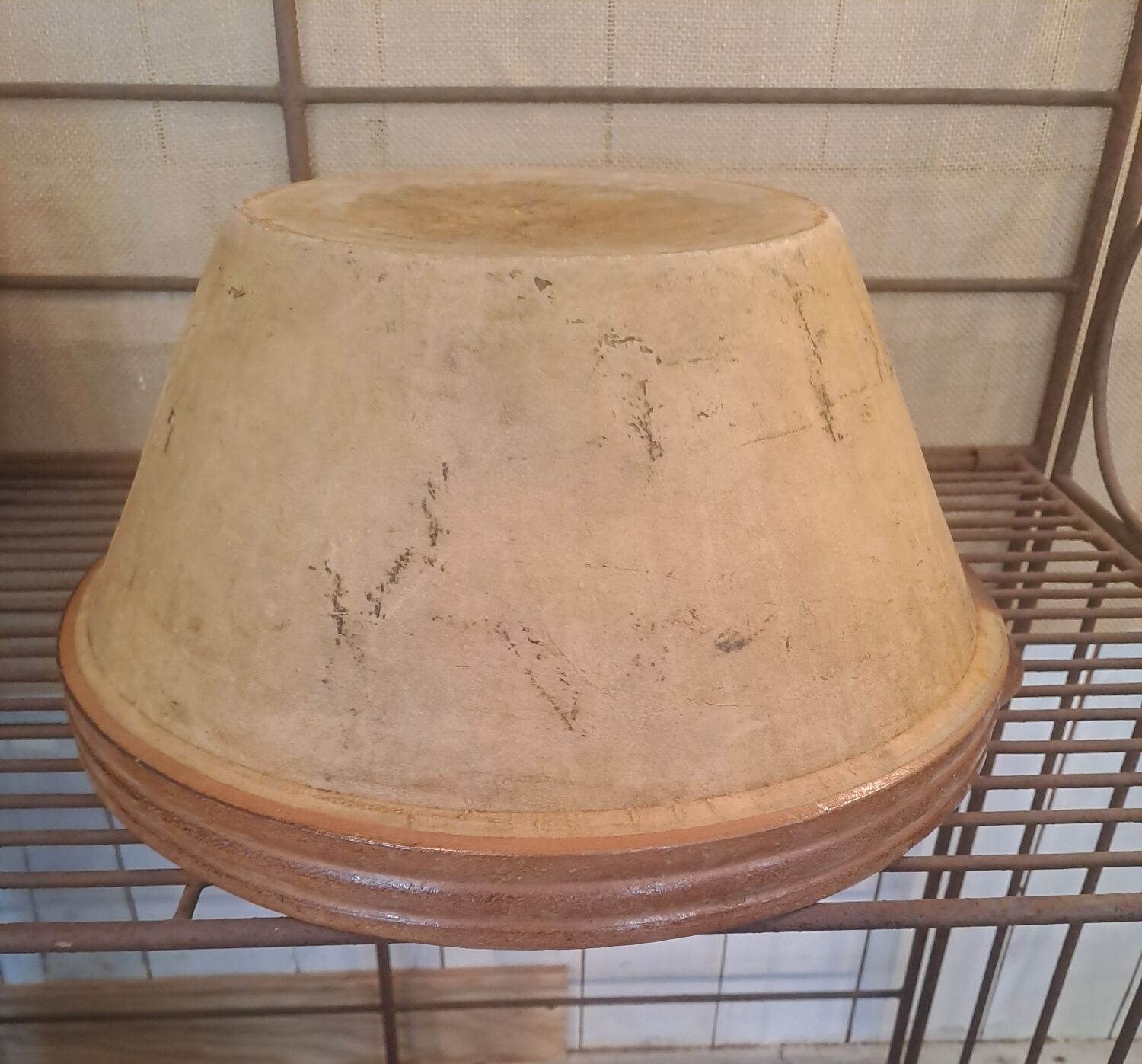 Glazed terracotta bowl