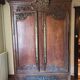 Norman wardrobe in oak Solid basket bouquet of flowers