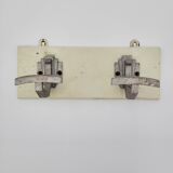 set of 2 Art Deco coat hooks