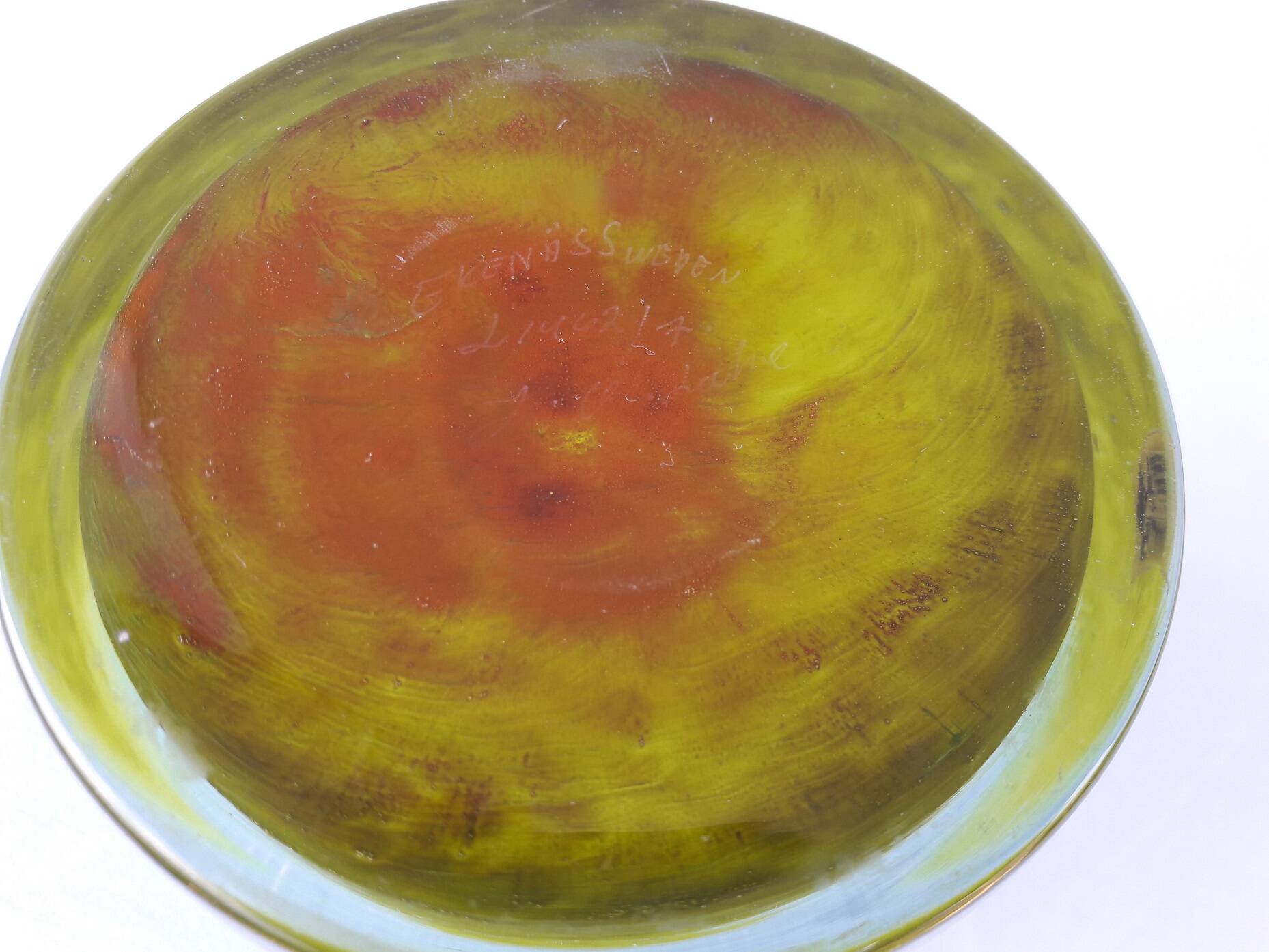 Scandinavian glass vase John Orwar Lake