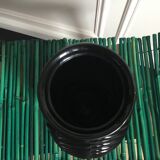 Vase en verre plissé