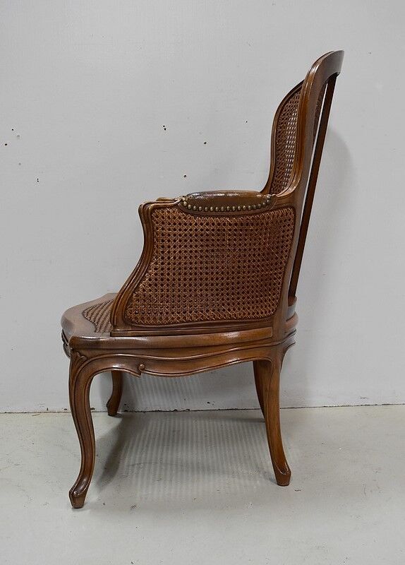 Louis XV style armchair, late 19th century