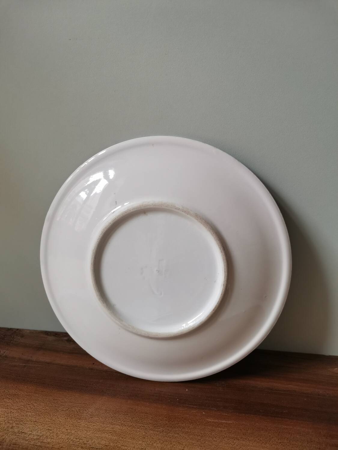 Assiette vintage moucheté made in Italy