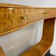 Italian Art Deco Console in Birch Burl and Black Lacquer, Attr. to Borsani, 40s