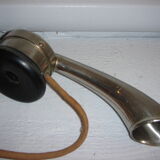 phone to cornea in 1900 on column with metal switch chrome