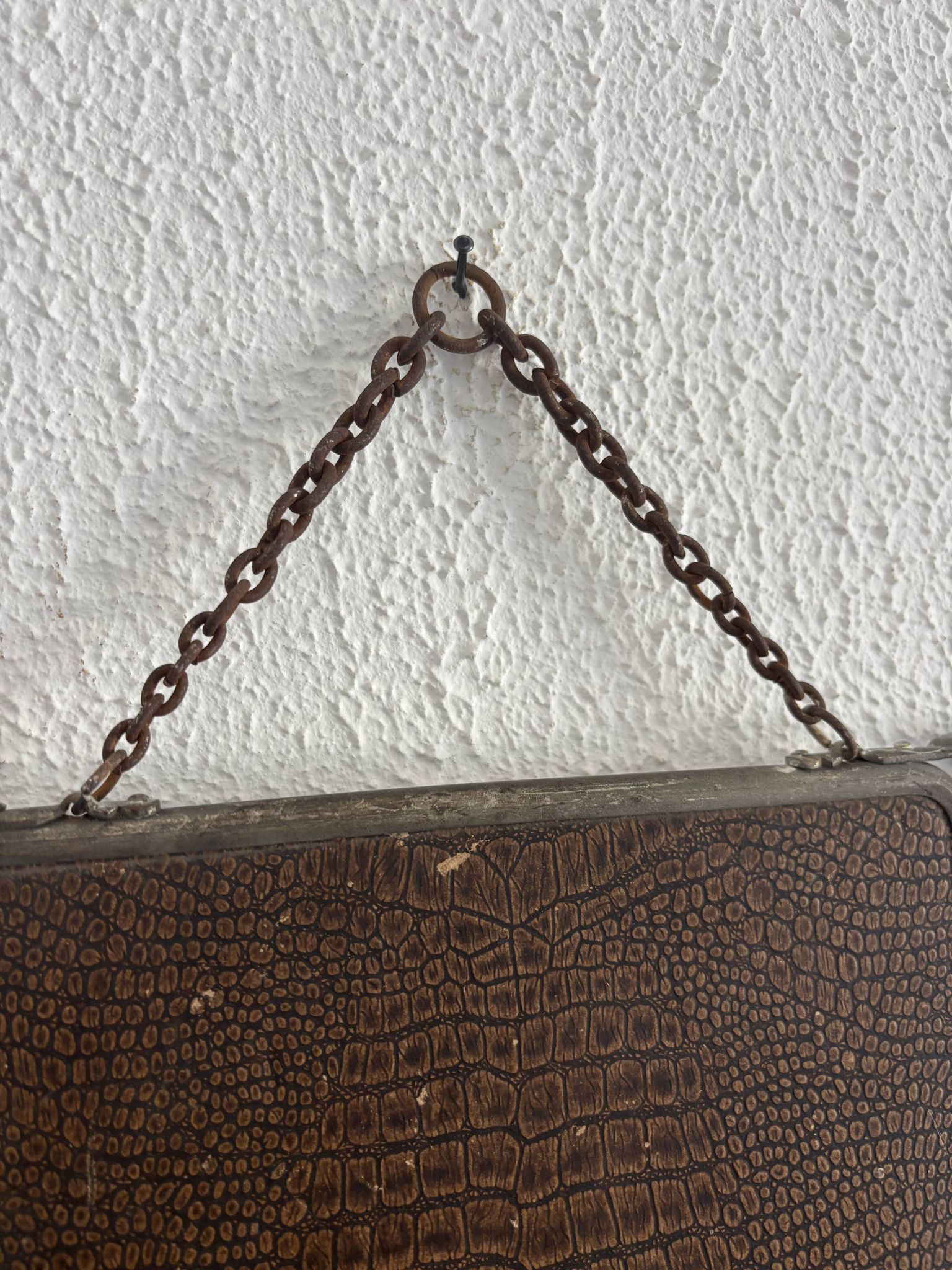 Vintage 1930s triptych barber mirror registered G.B Paris - 28 x 69 cm