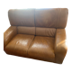 Sofa 2 places leather