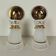 Pair of 50' wall lights