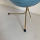 Vintage 1960 terrestrial globe Taride golden metal tripod - 28 cm