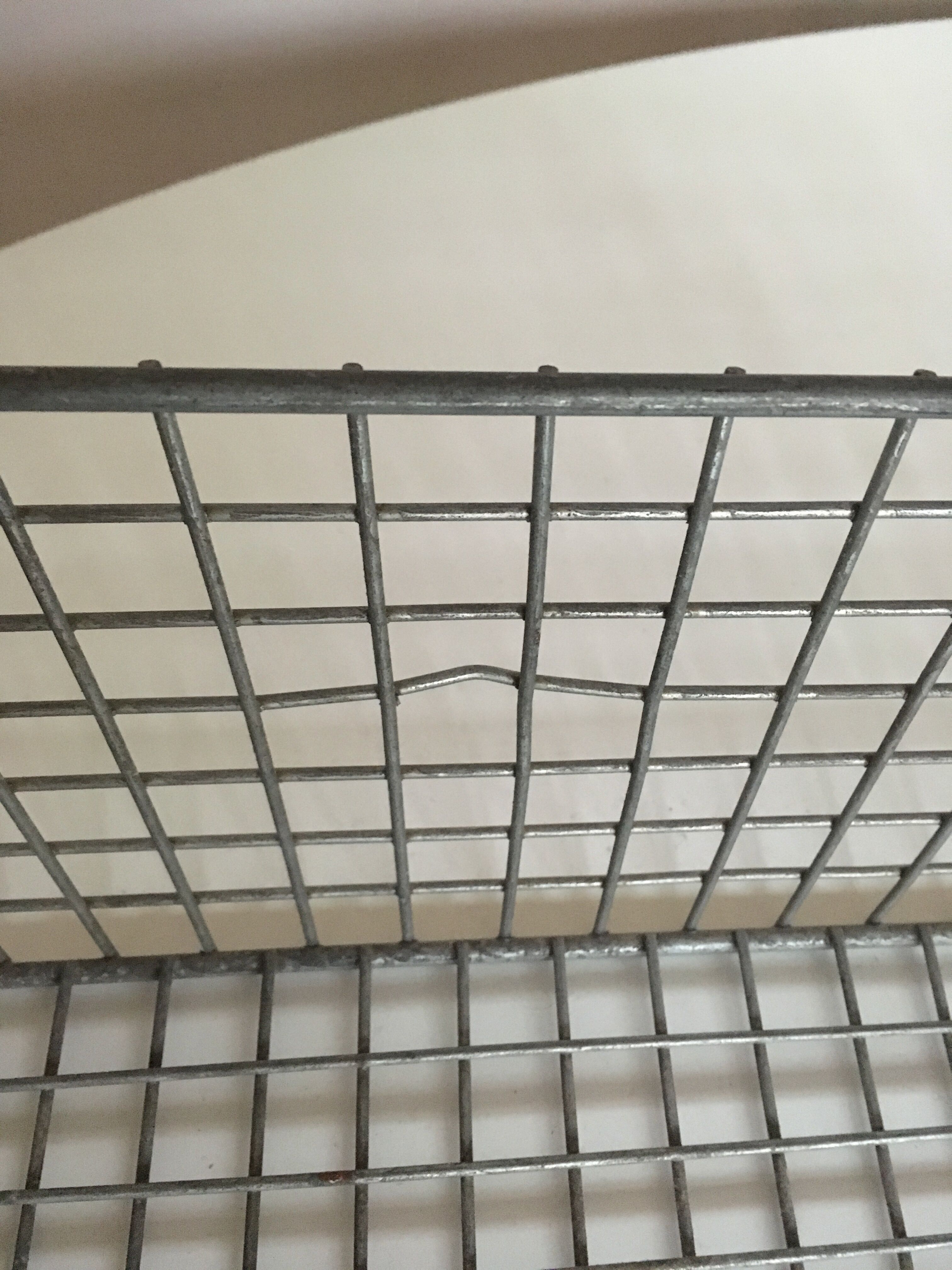 Metal-handled rack storage locker