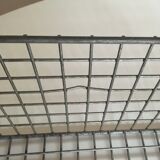 Metal-handled rack storage locker