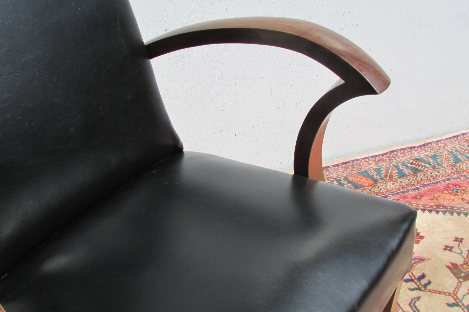 Pair of very chic 1940s bridge armchairs