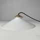 Old conical pendant in vintage opaline