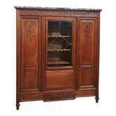 Louis XVI walnut bookcase