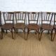 6 chaises bistrot Baumann années 1920-30