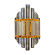 Venini sconce with gilding and finish frost glass