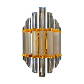 Venini sconce with gilding and finish frost glass