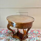 Guéridon, Table De Salon En Acajou D’époque Empire XIX Eme Siècle