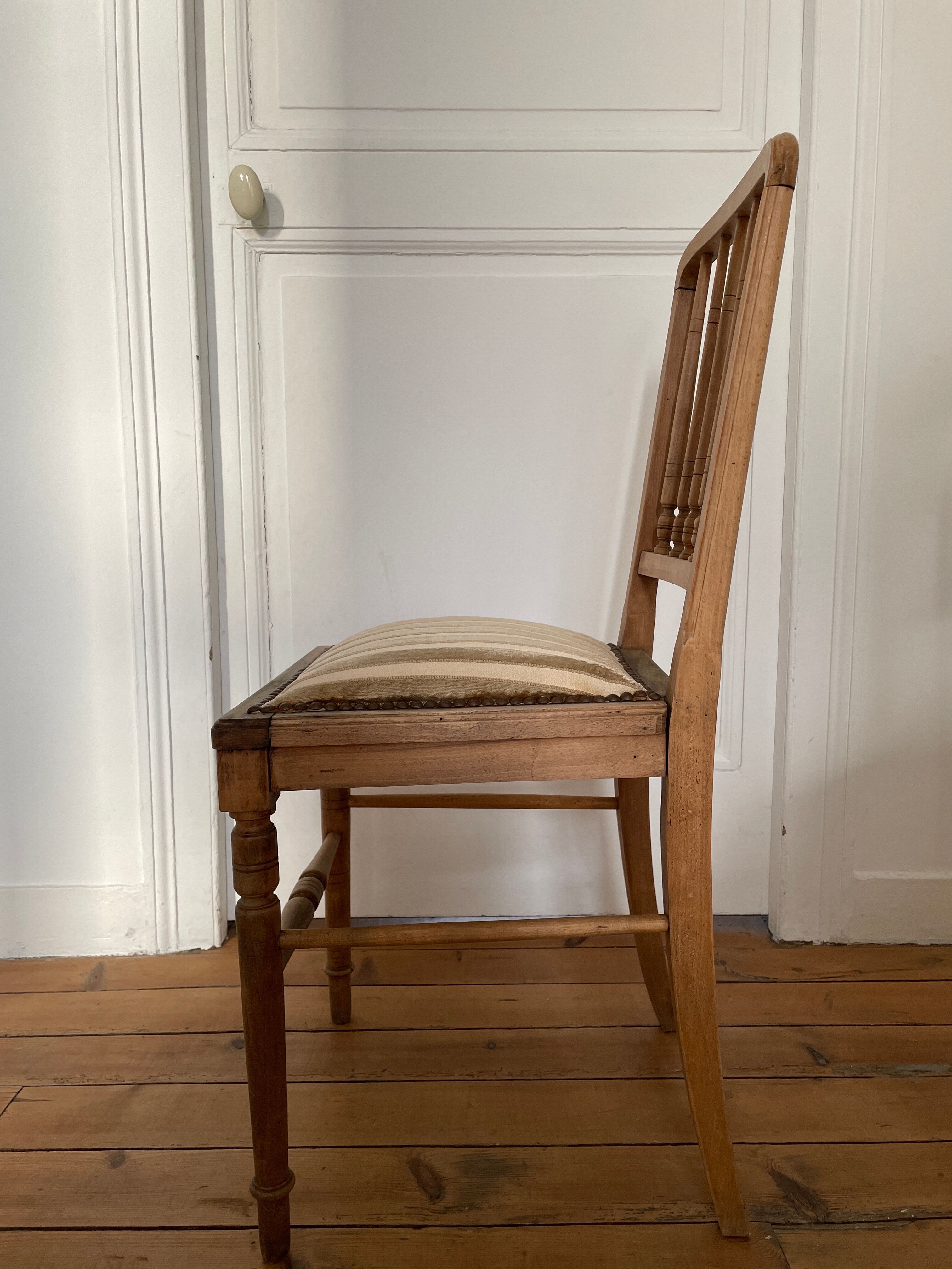 Series of 3 antique chairs Napoleon III