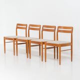Set of 4 dining chairs by H.W. Klein for Bramin