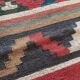 Kilim carpet in burlap and cotton. 60cm x 100cm