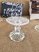 Lot de 2 bougeoirs vintage en cristal 