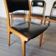 Ensemble de 4 chaises scandinaves vintage