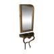 console avec miroir et deux appliques