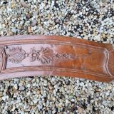 Cornice fronton in cherry wood around 1800