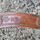 Cornice fronton in cherry wood around 1800